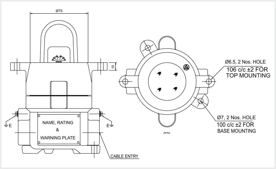 Flameproof Level Gauge Illuminator