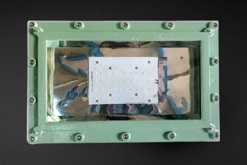 LED Flameproof Bottom Openable Clean Room Fitting